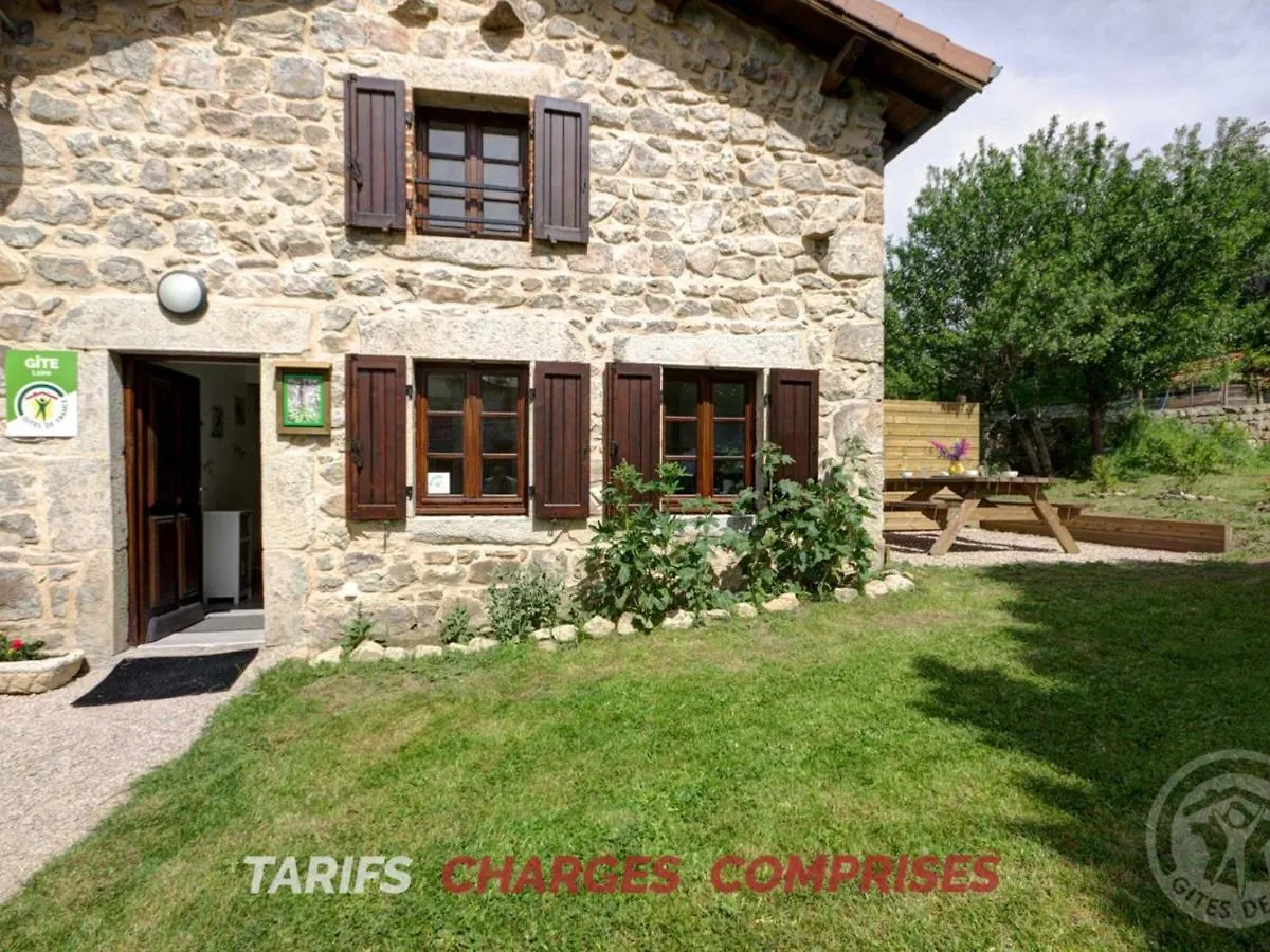 Gite Renove En Pierres Au Coeur Du Haut Forez Avec Terrasse Et Randonnees A Proximite - Fr-1-496-59 La Chapelle-en-Lafaye Apartment